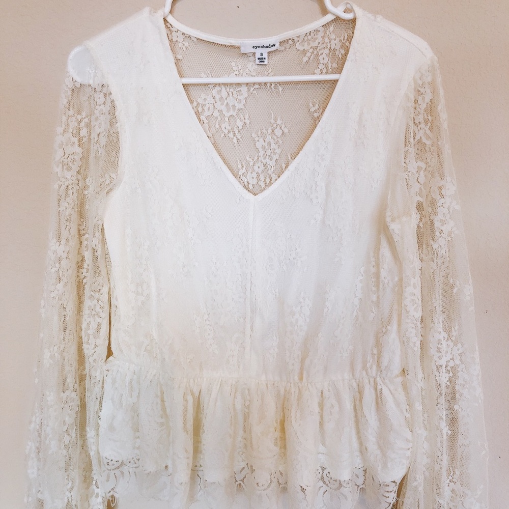 White Lace Blouse